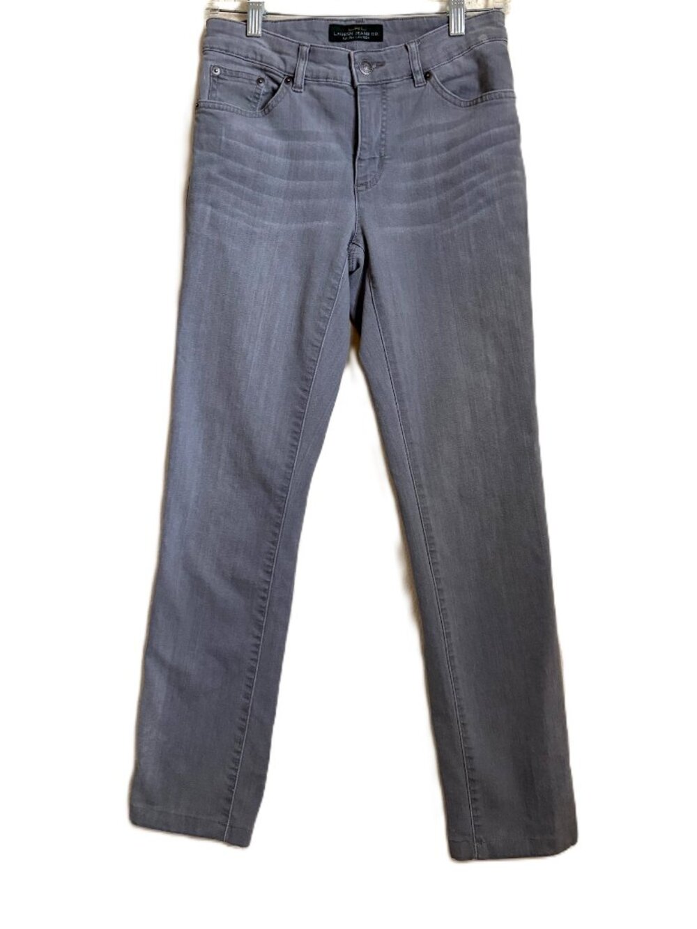 Lauren Ralph Lauren (LRL) Heritage Straight Leg Jeans – Gray Denim – Women’s Siz